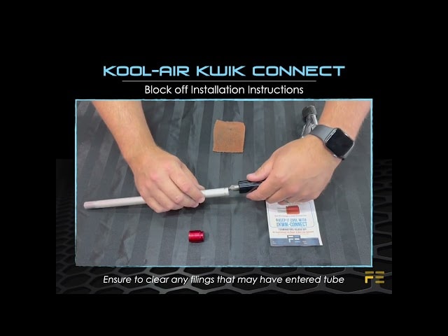 FE Kool Air Kwik Connect Block off Demo
